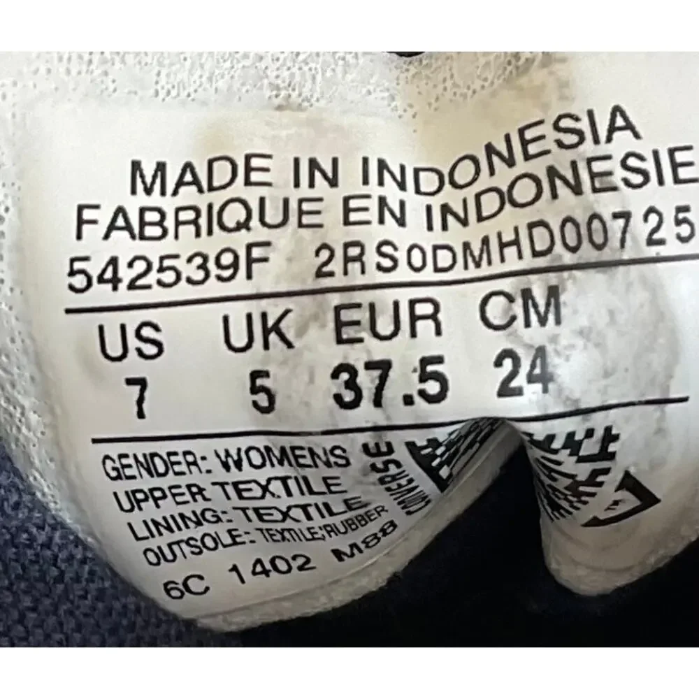Converse Chuck Taylor All Star High Top Blue Perforated Sneakers Women's Size 7 - Picture 8 of 8